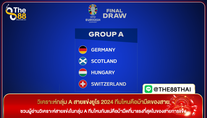 วิเคราะห์กลุ่ม A สายแข่งยูโร 2024 ทีมไหนคือม้ามืดของสาย