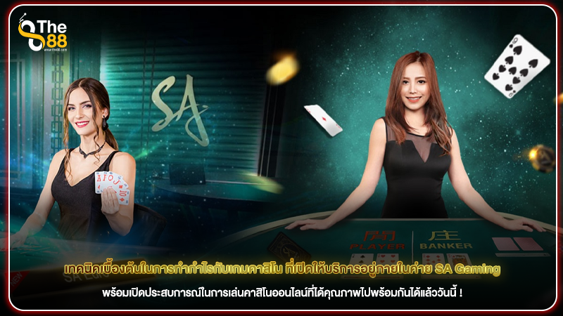 เทคนิคเบื้องต้นในการทำกำไรกับเกมคาสิโน ที่เปิดให้บริการอยู่ภายในค่าย SA Gaming