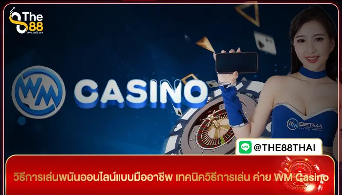 วิธีการเล่นพนันออนไลน์แบบมืออาชีพ เทคนิควิธีการเล่น ค่าย WM Casino