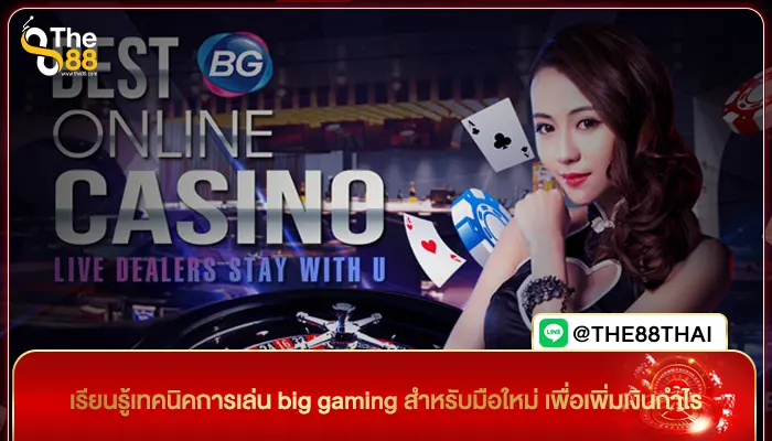 เรียนรู้เทคนิคการเล่น big gaming สำหรับมือใหม่ เพื่อเพิ่มเงินกำไร
